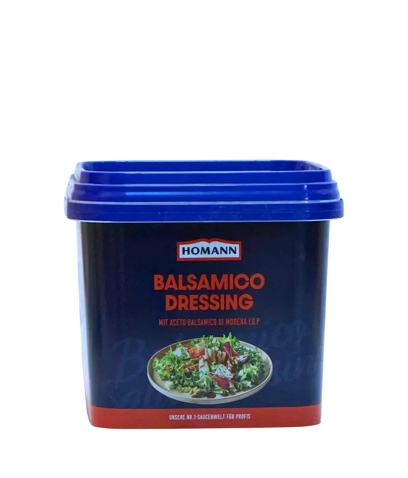 1226-Homann Balsamico Dressing 4L Eckig Eimer