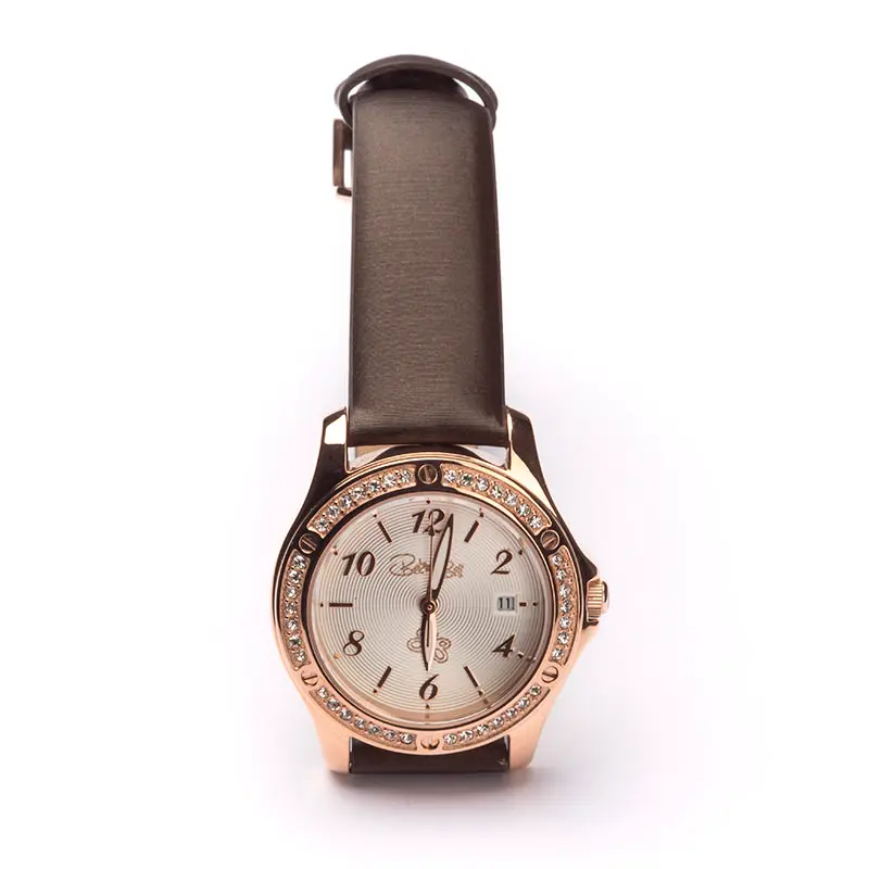 Beka&Bell Uhr rosé vergoldet braun