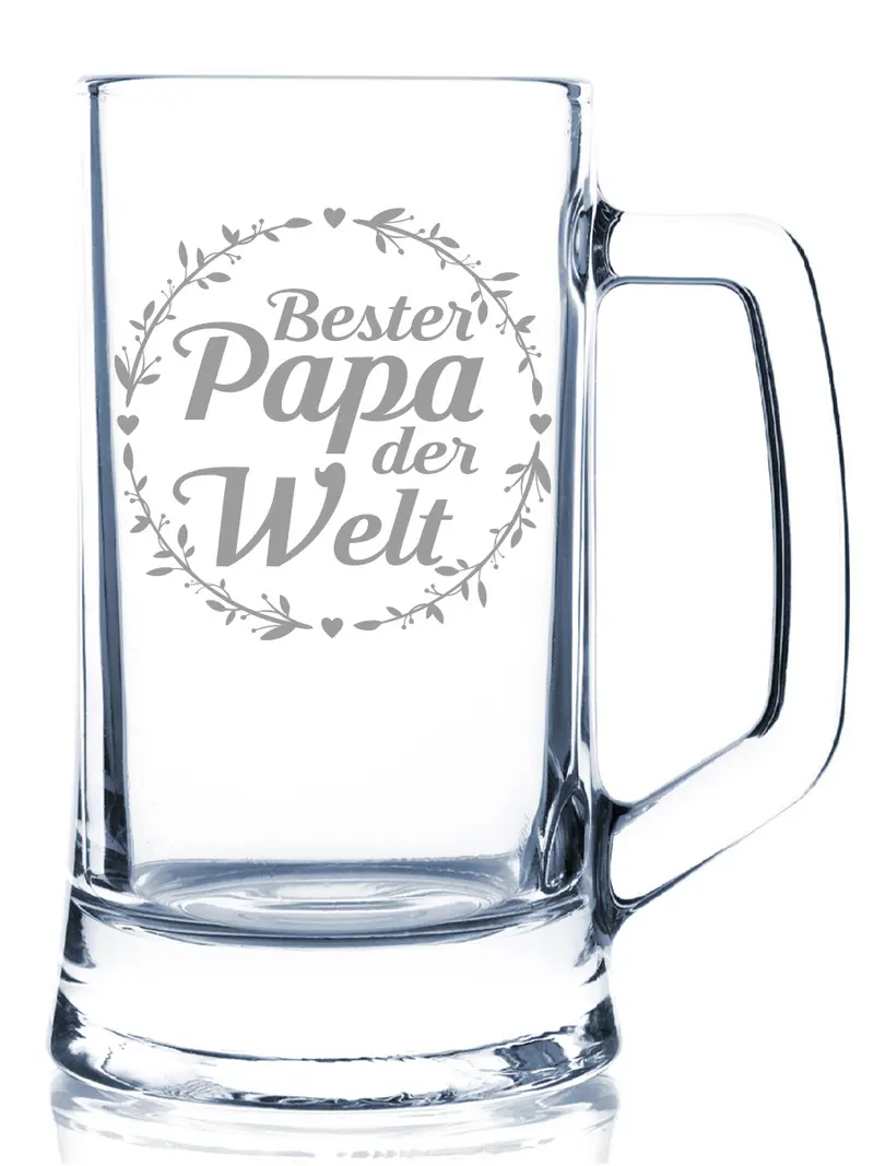 Bierglas "Bester Papa der Welt"