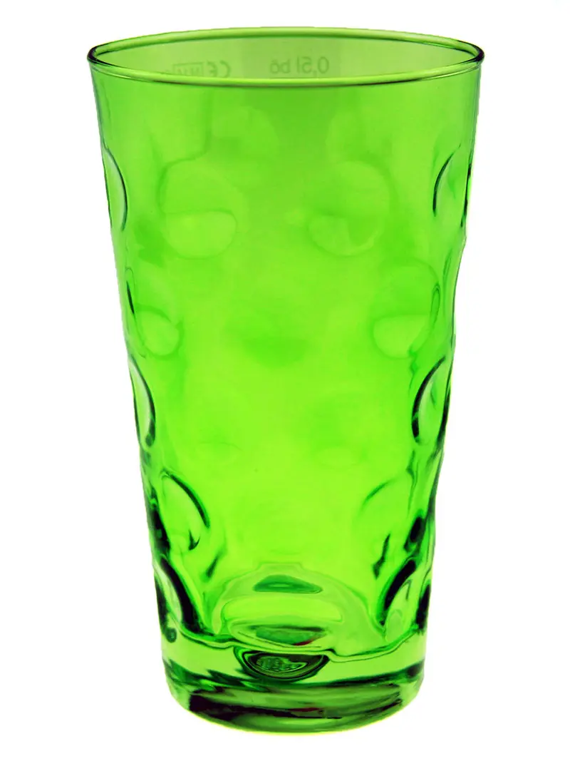 Dubbeglas Grün glanz
