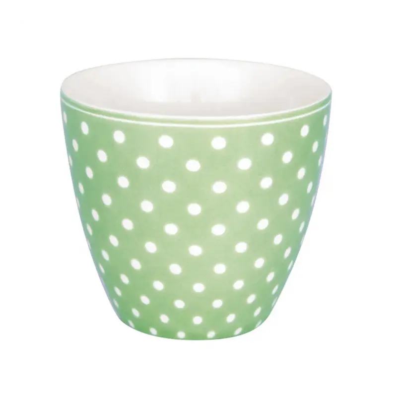 GreenGate Latte Cup Dotty Hellgrün