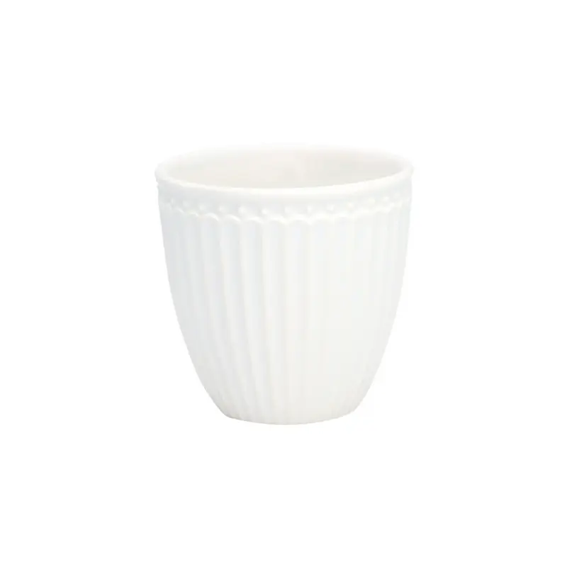 GreenGate Mini Latte Cup Alice Weiß