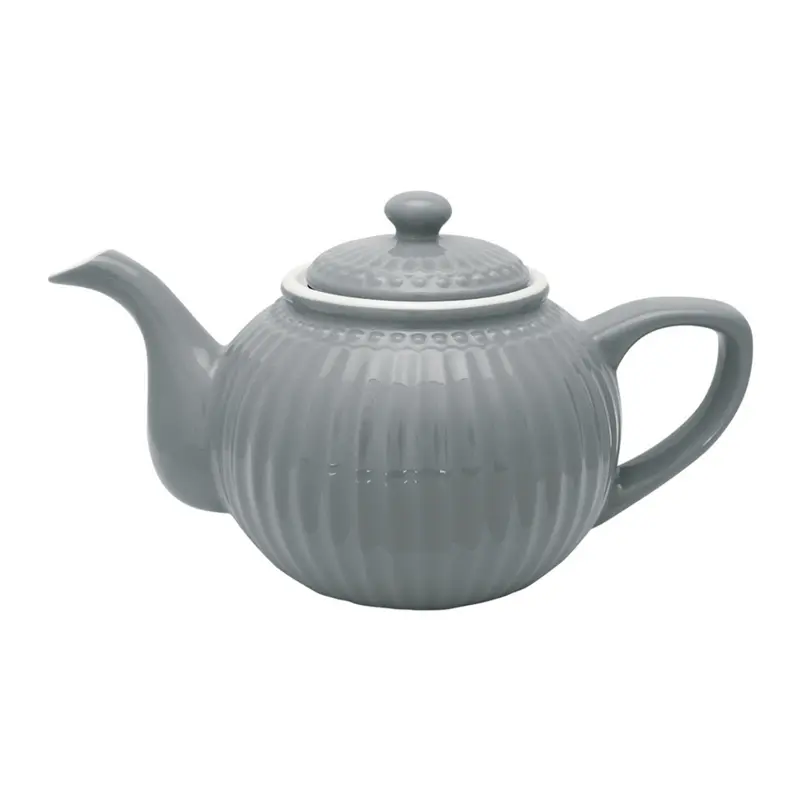 GreenGate Teekanne Alice Steingrau 1 L