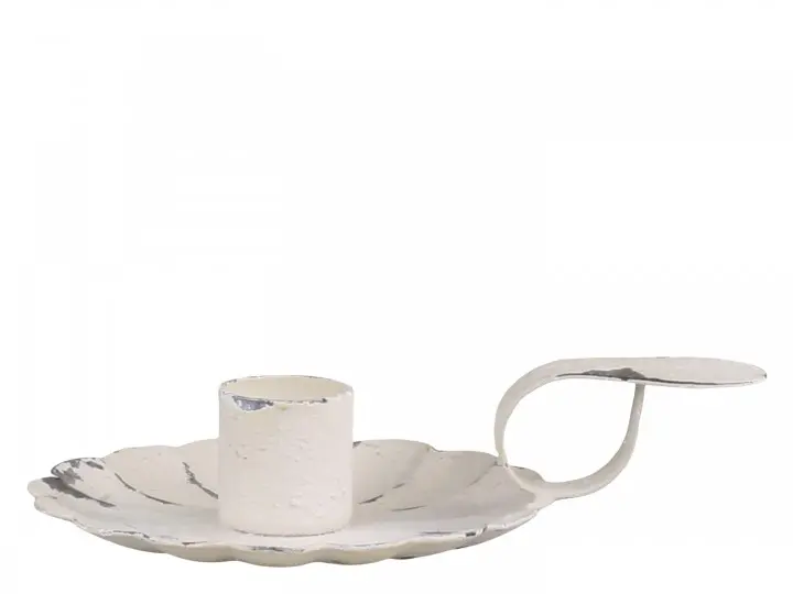 Kerzenhalter in Blumenform, Chic Antique