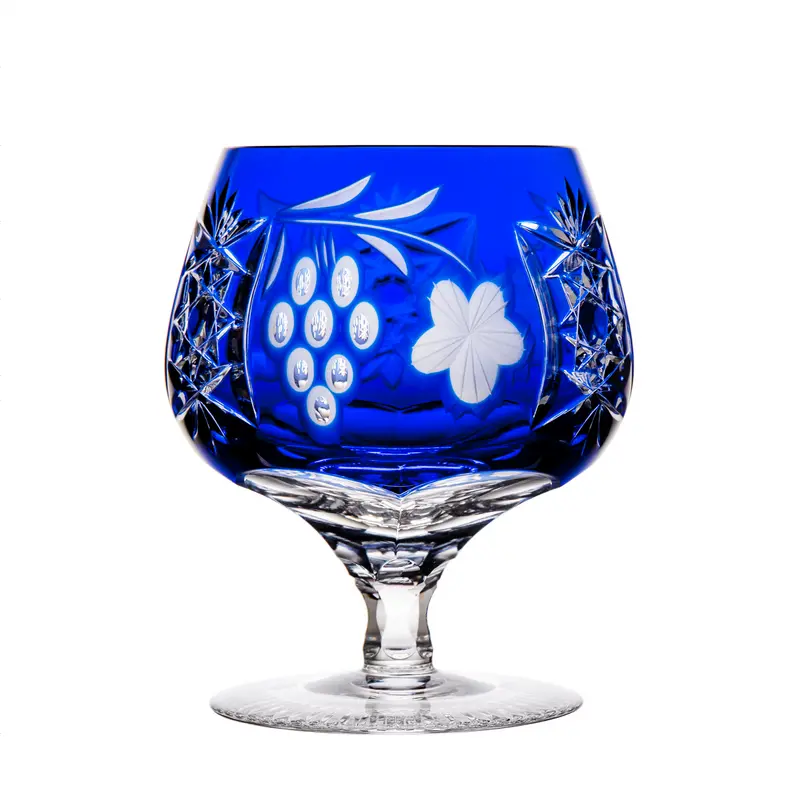 Marsala Blue Brandy Glass