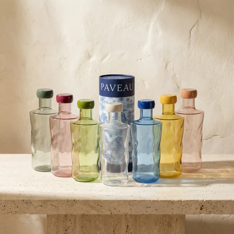 Mundgeblasene Flasche Swirl, 0,75 L