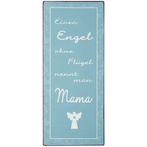 Schild "Einen Engel ohne Flügel..." Ib Laurse
