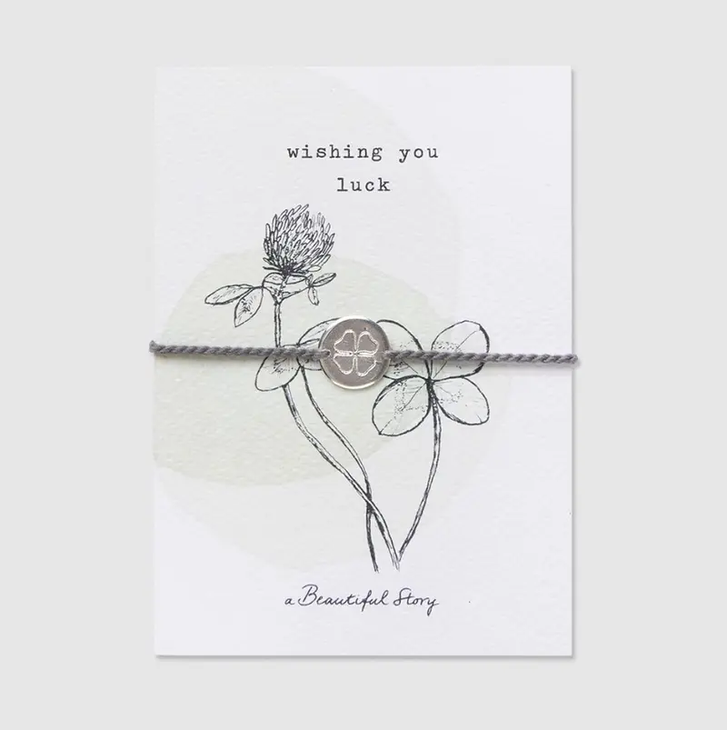 Schmuck Postkarte  I Glück