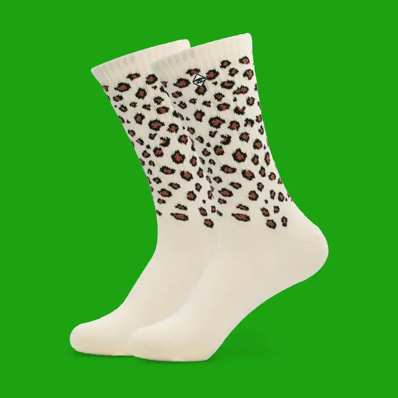 Socken “Leopard” | Coole Tennissocken mit Leo-Muster | J.Clay