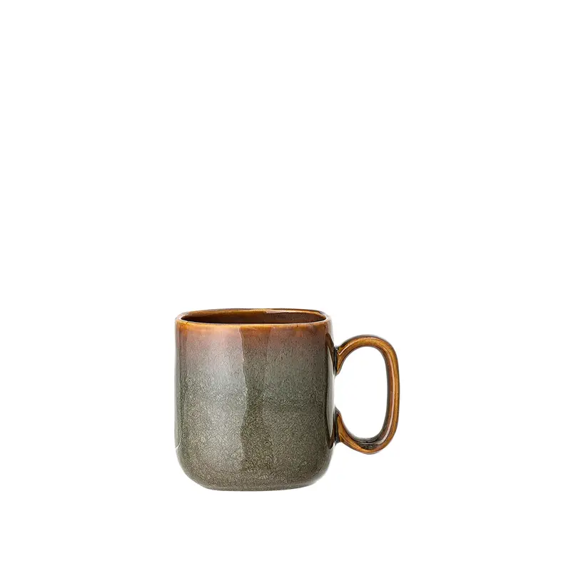 Tasse "Aime" Braun-Grün