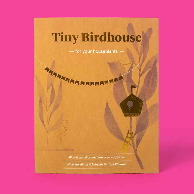 Tiny Birdhouse für Zimmerpflanzen