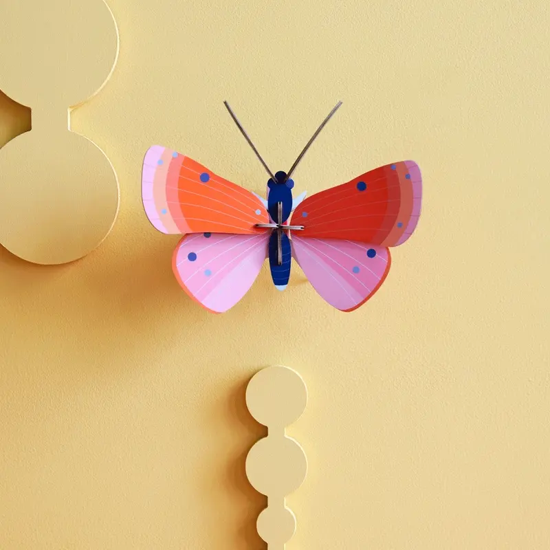 Wanddeko- Speckled Copper Butterfly